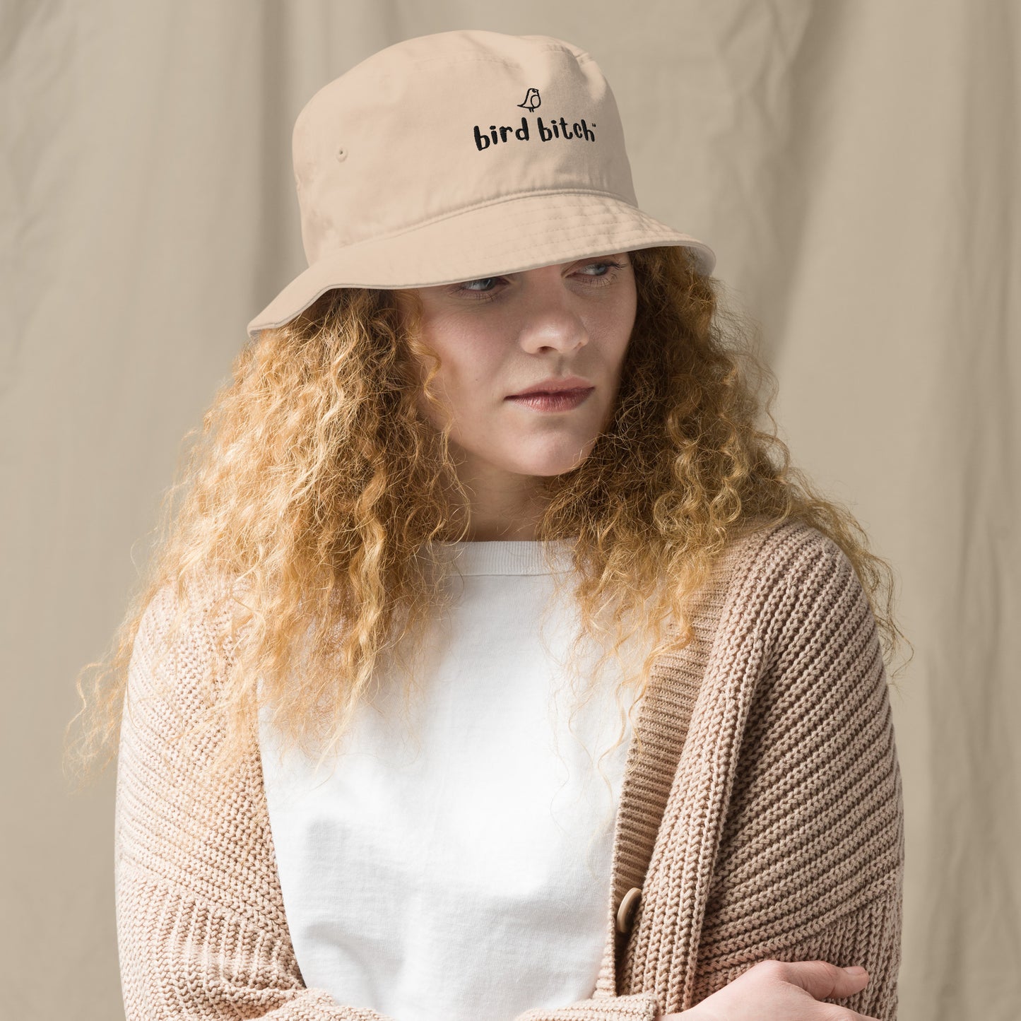 Bird Bitch Organic Bucket Hat