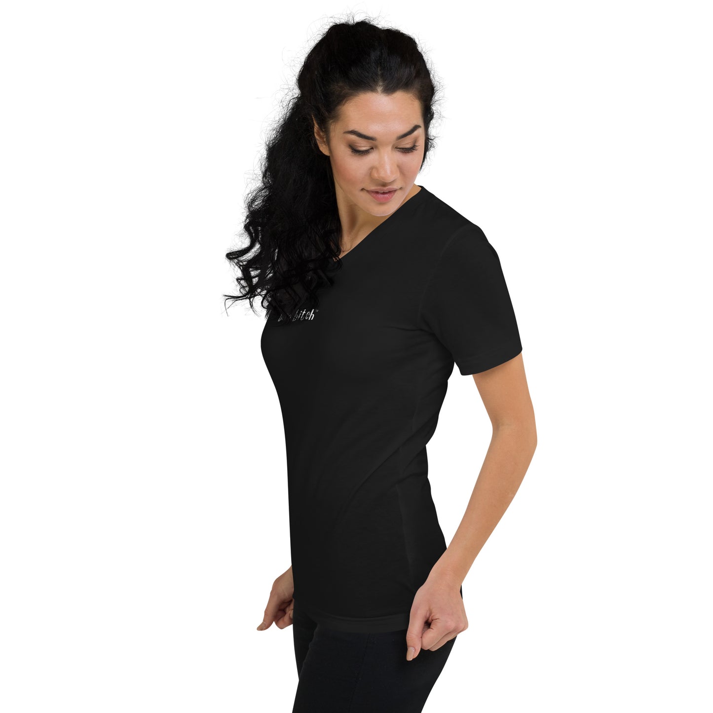 Bird Bitch Short Sleeve V-Neck T-Shirt