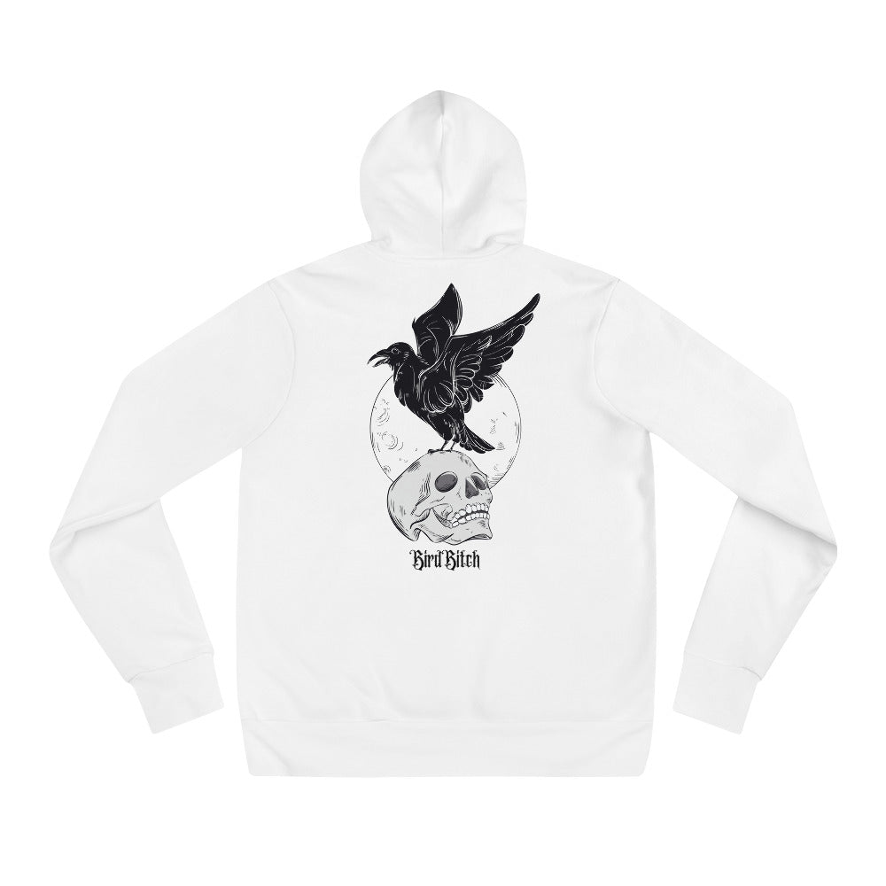 Gothic Bird Bitch Raven Hoodie