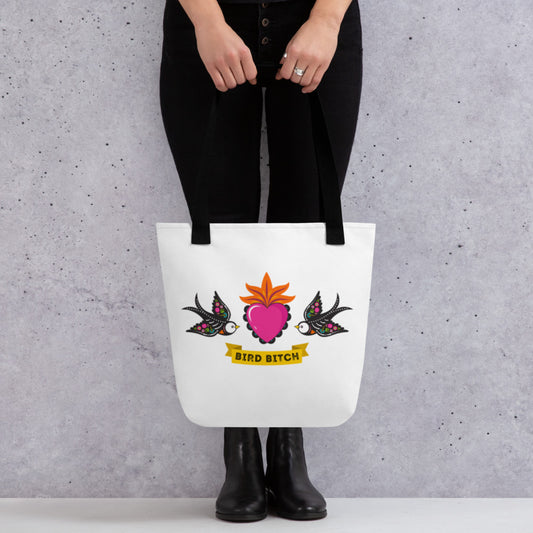 Bird Bitch Dia de los Muertos Tote bag