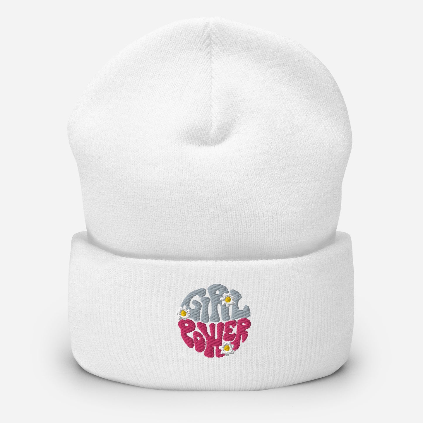 Girl Power Cuffed Beanie