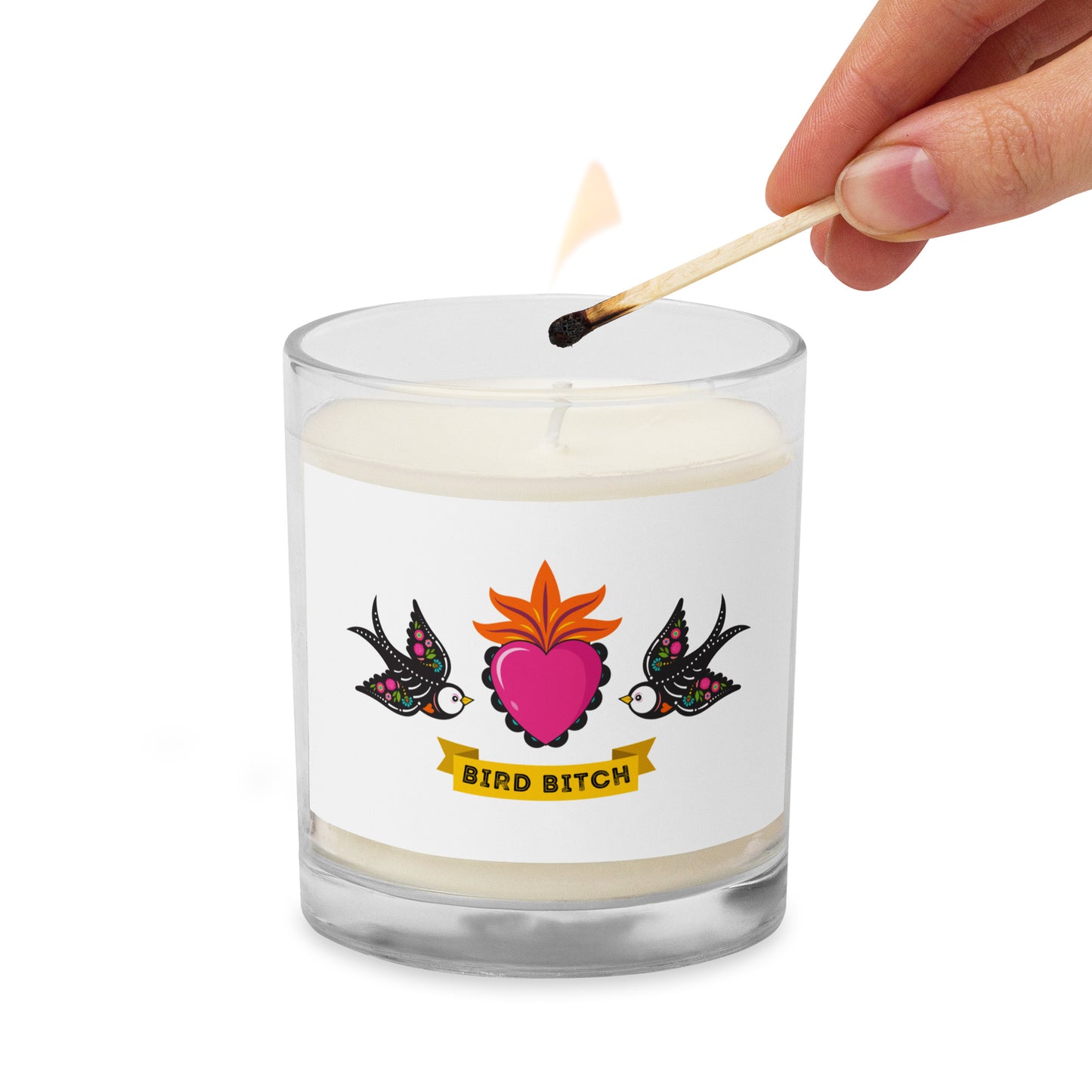 Dia de los Muertos, Glass jar soy wax candle