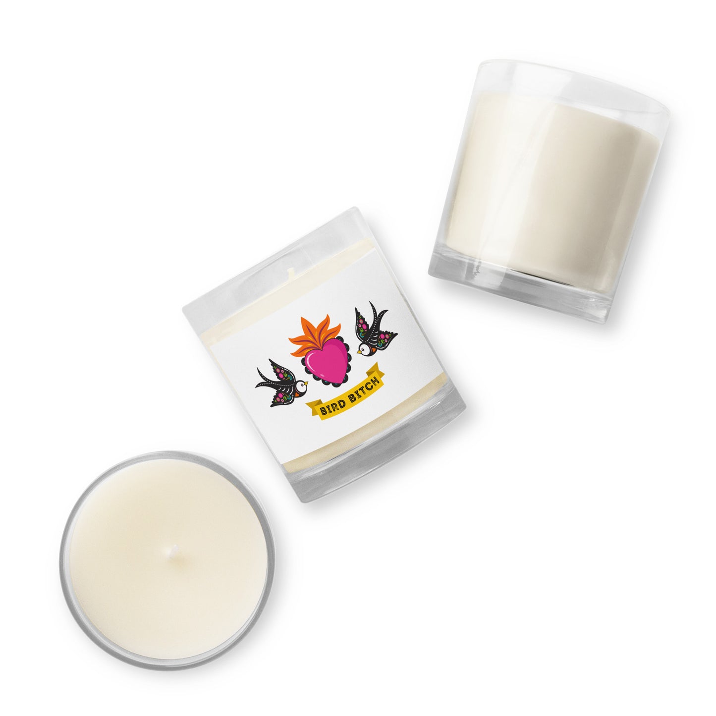 Dia de los Muertos, Glass jar soy wax candle