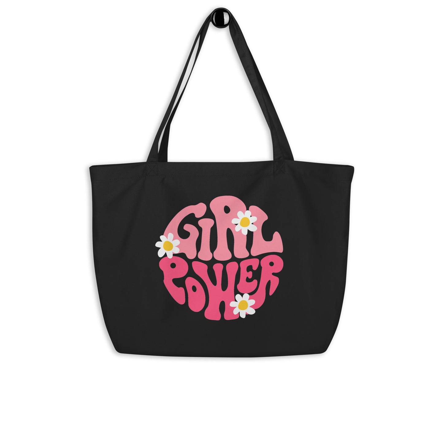 Girl Power Large Organic Tote