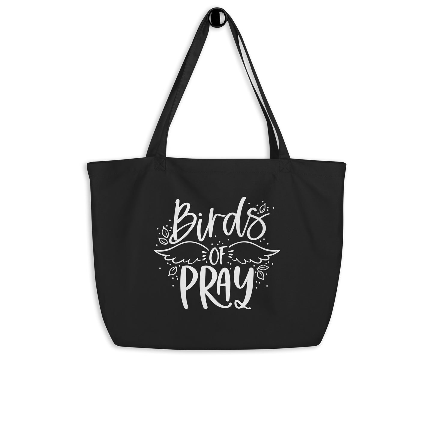 Birds of Pray, Large Organic Tote Bag