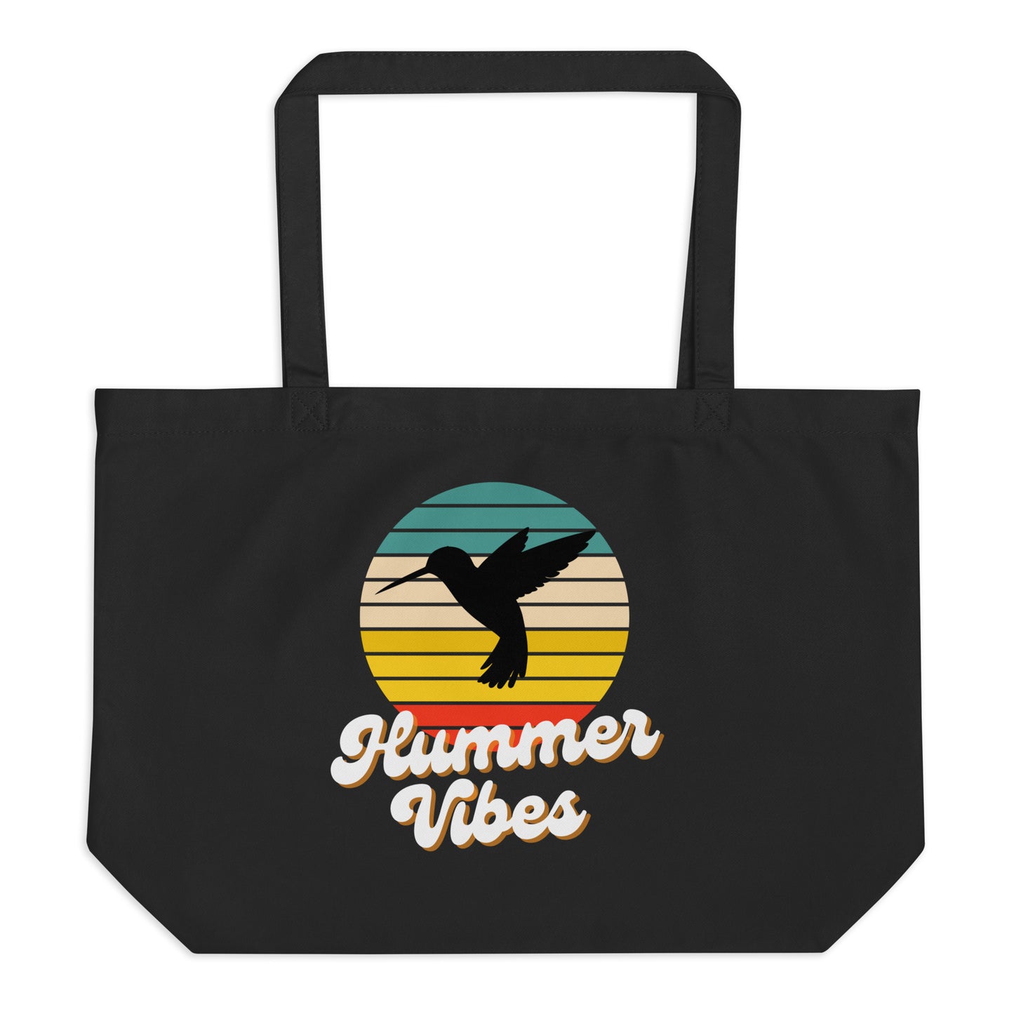 Hummer Vibes, Large Organic Tote