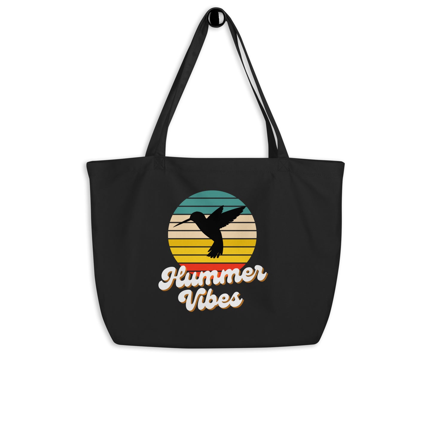 Hummer Vibes, Large Organic Tote