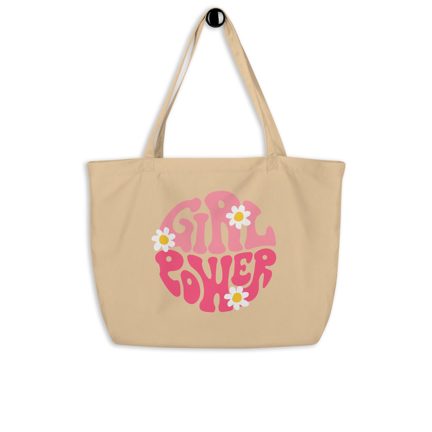 Girl Power Large Organic Tote