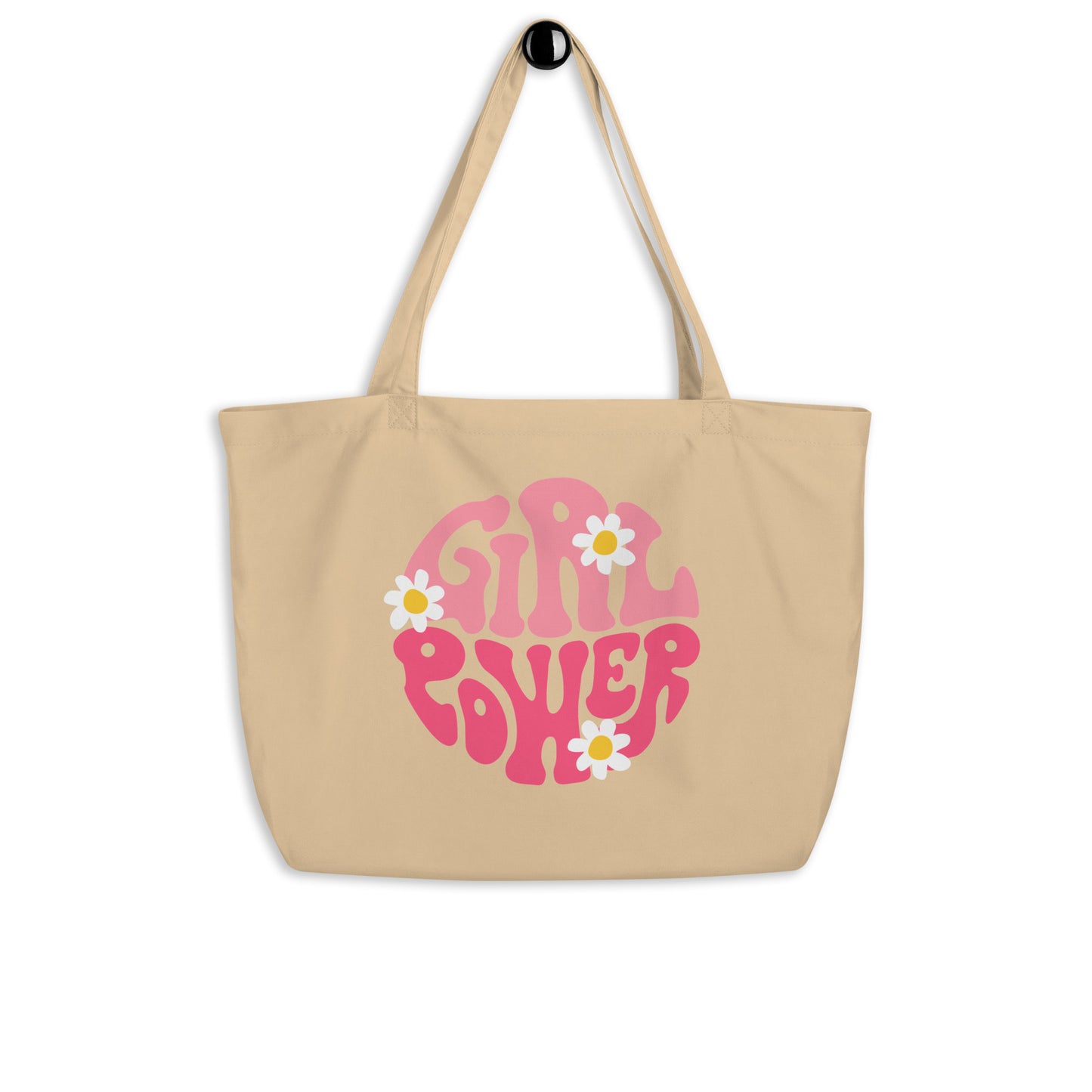 Girl Power Large Organic Tote