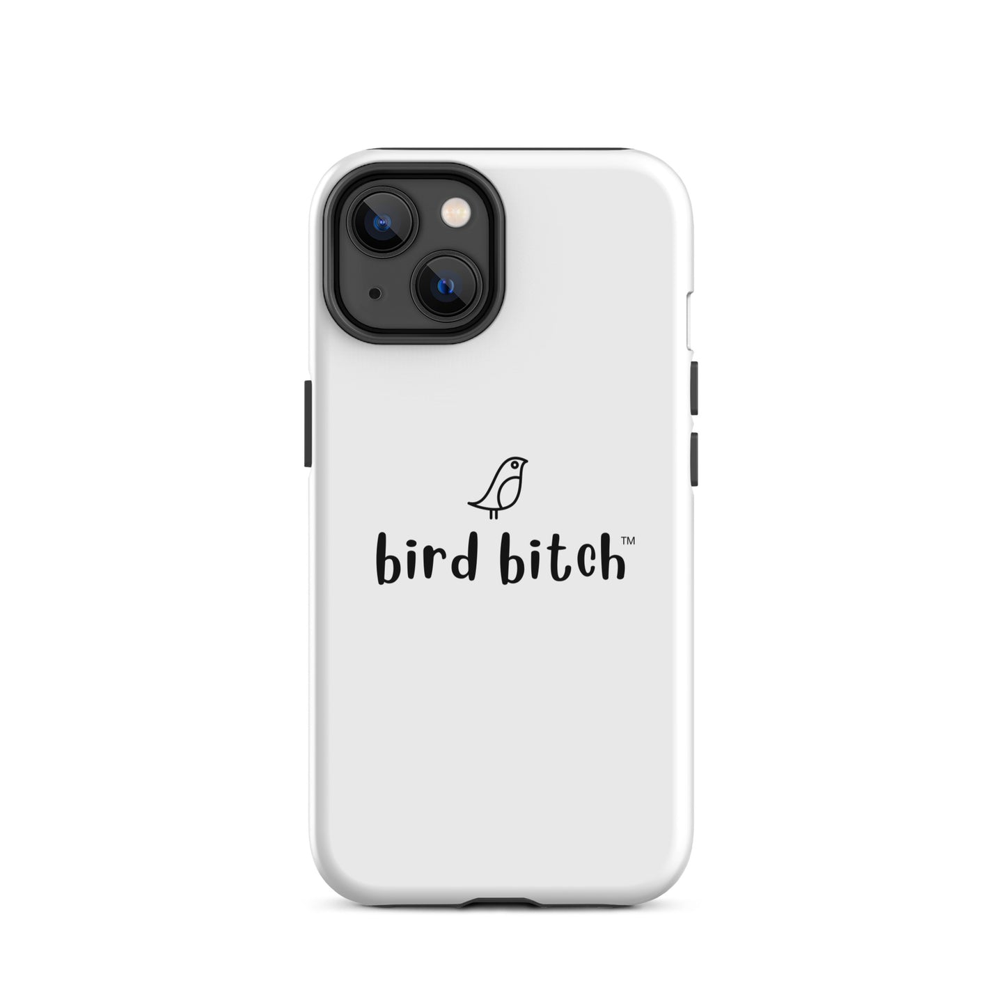 Bird Bitch Tough iPhone Case, Black