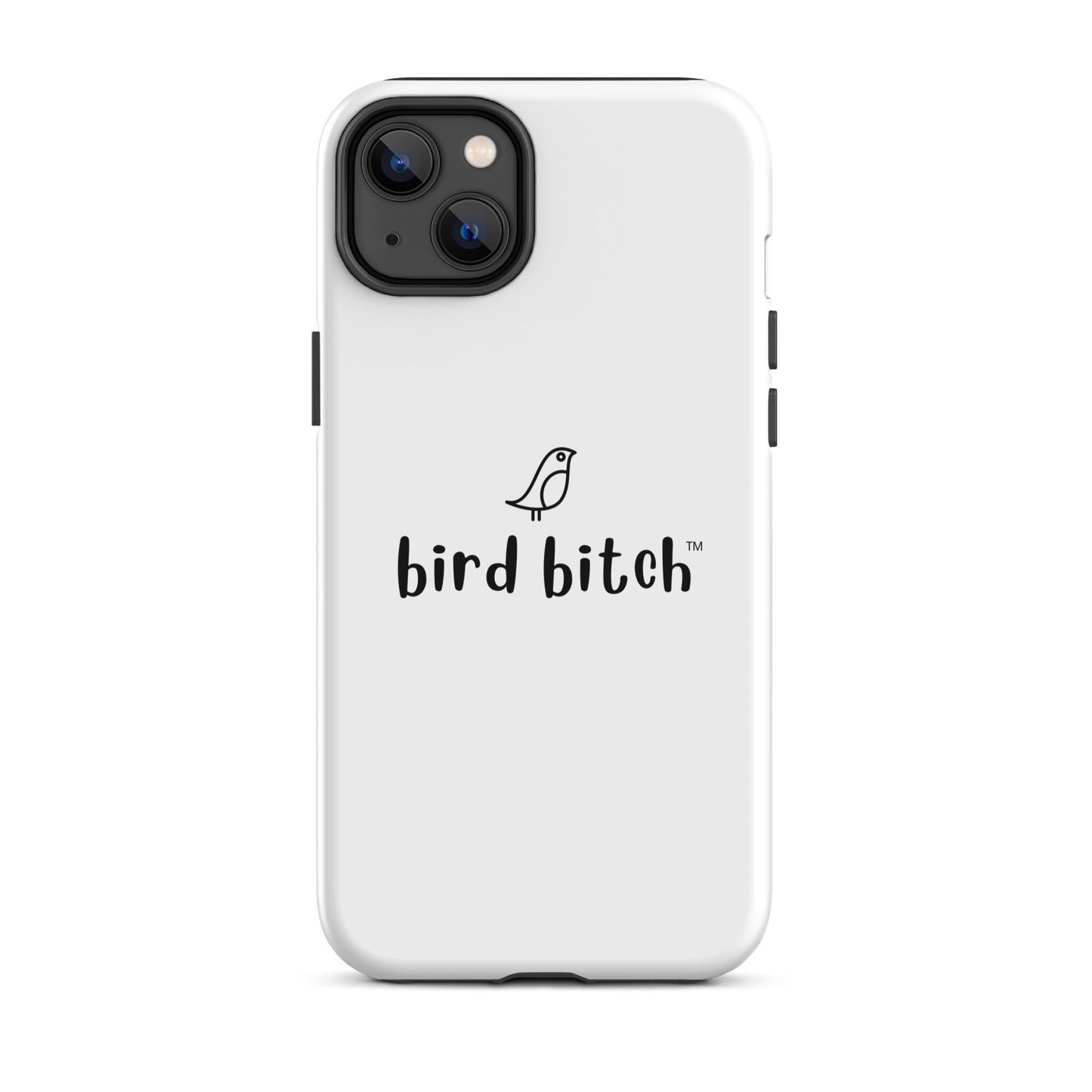 Bird Bitch Tough iPhone Case, Black