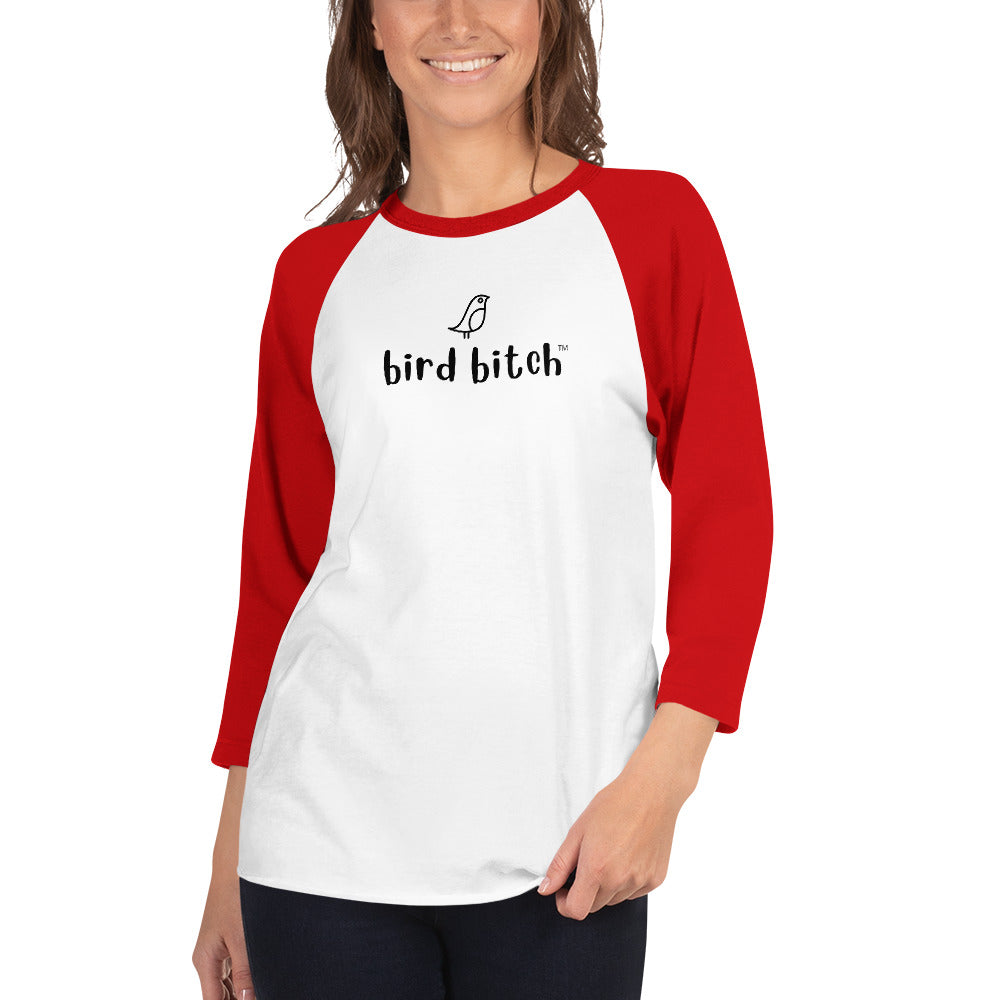 Bird Bitch 3/4 Sleeve Shirt