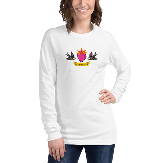 Bird Bitch Dia de los Muertos, Long Sleeve Tee