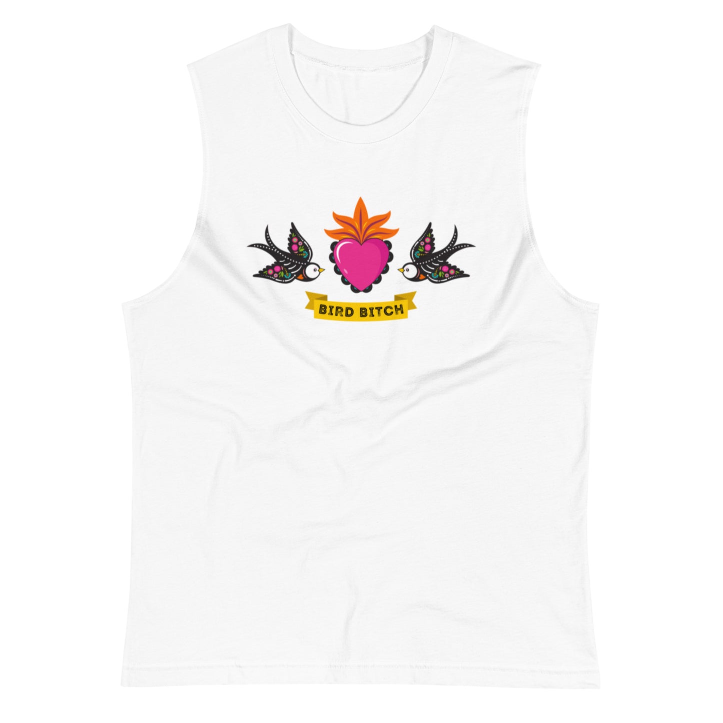 Bird Bitch Dia de los Muertos, Muscle Shirt