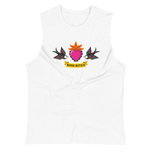 Bird Bitch Dia de los Muertos, Muscle Shirt