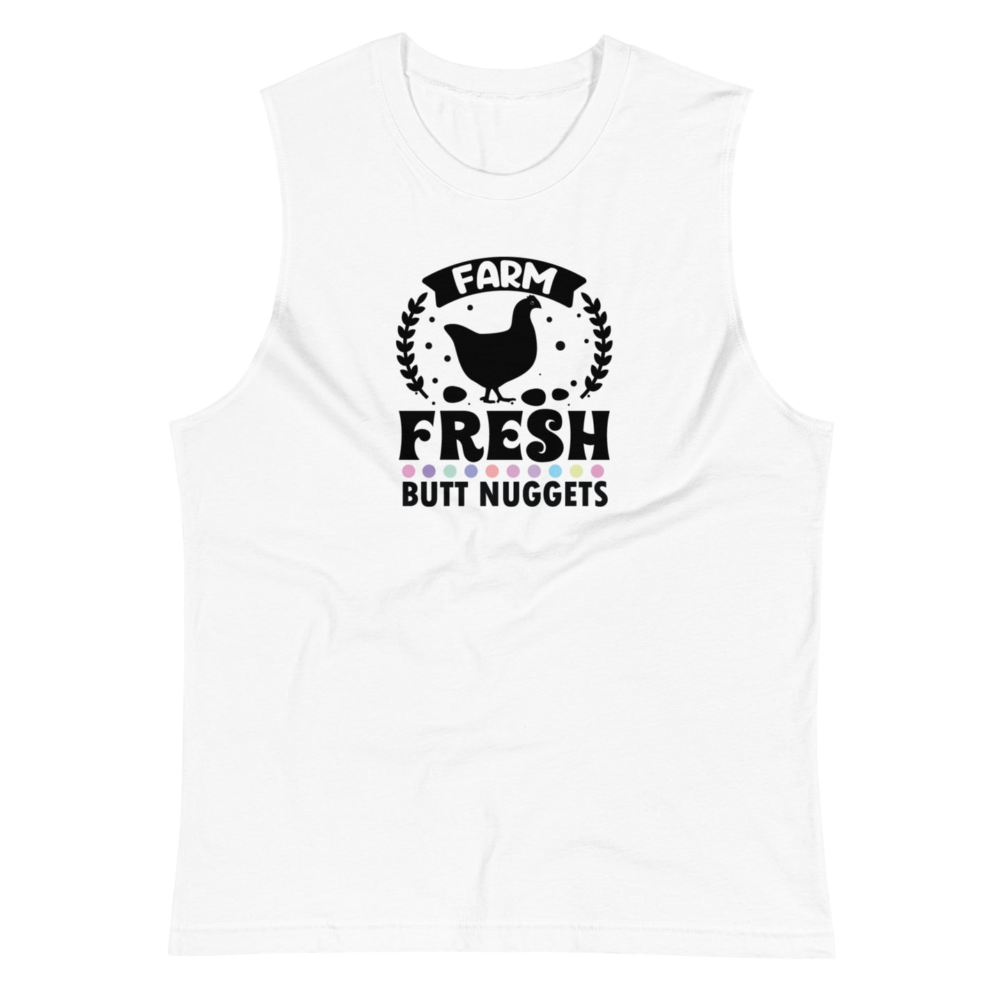 Farm Fresh Butt Nuggets, Women's Muscle Shirt