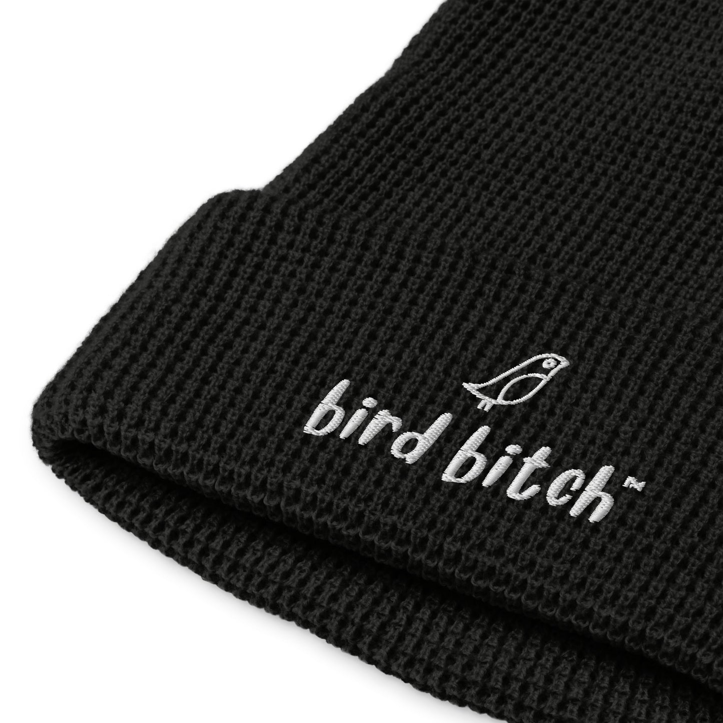 Bird Bitch Waffle beanie