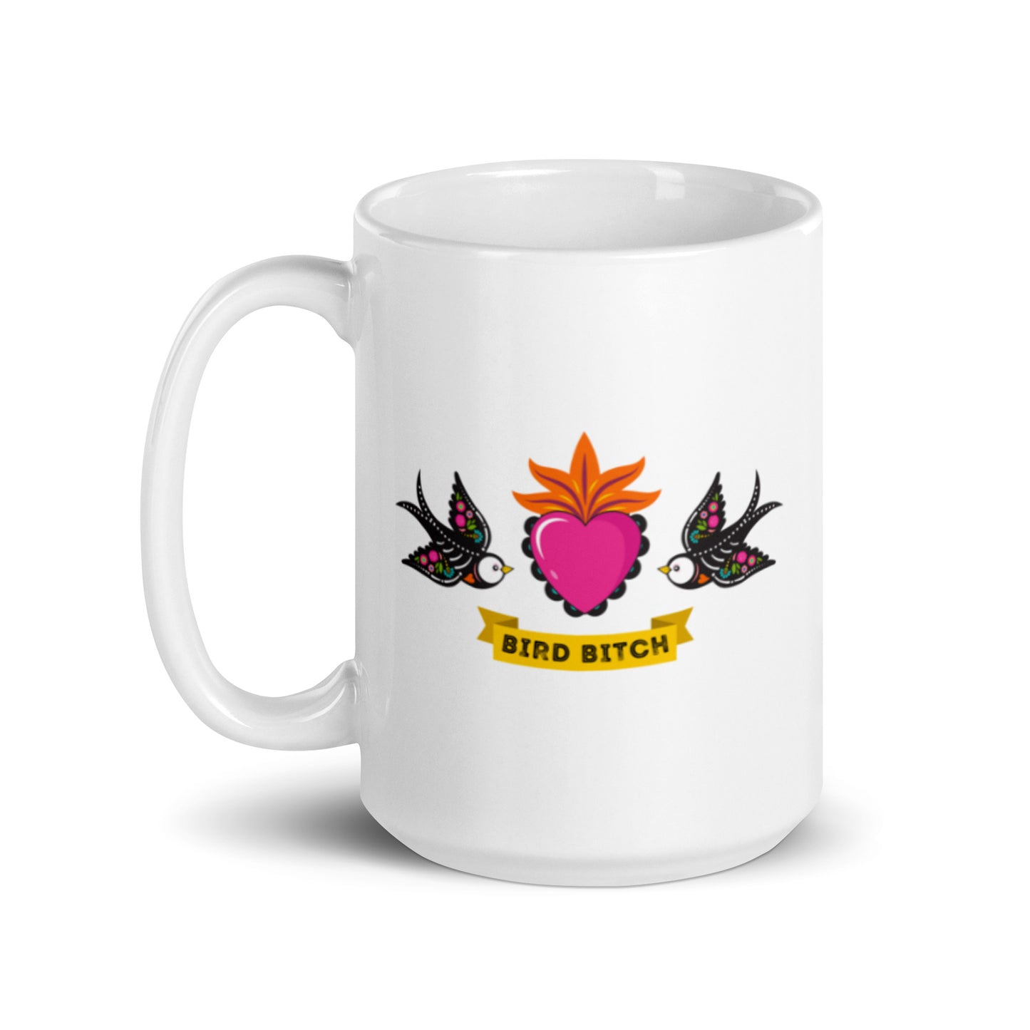 Dia de los Muertos, White glossy mug