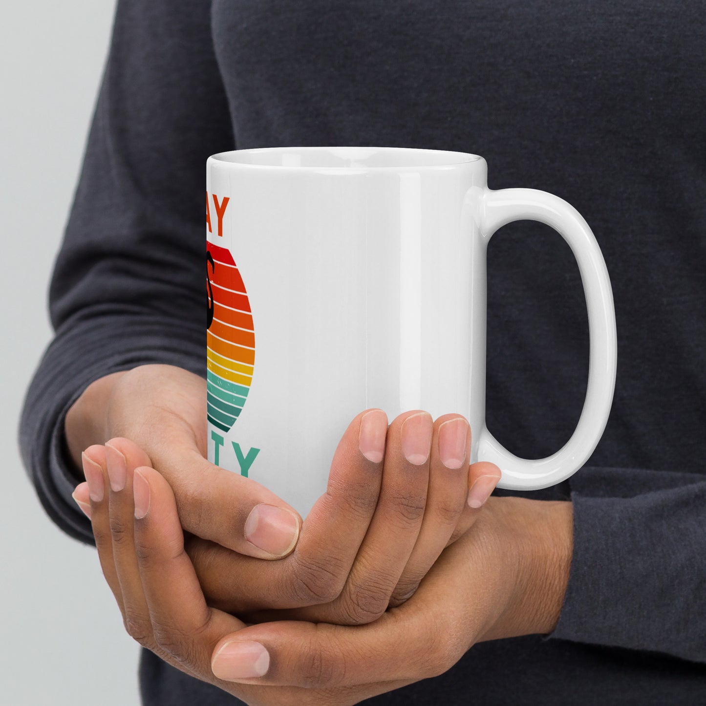 Stay Salty, White glossy mug