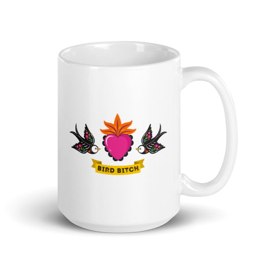 Dia de los Muertos, White glossy mug