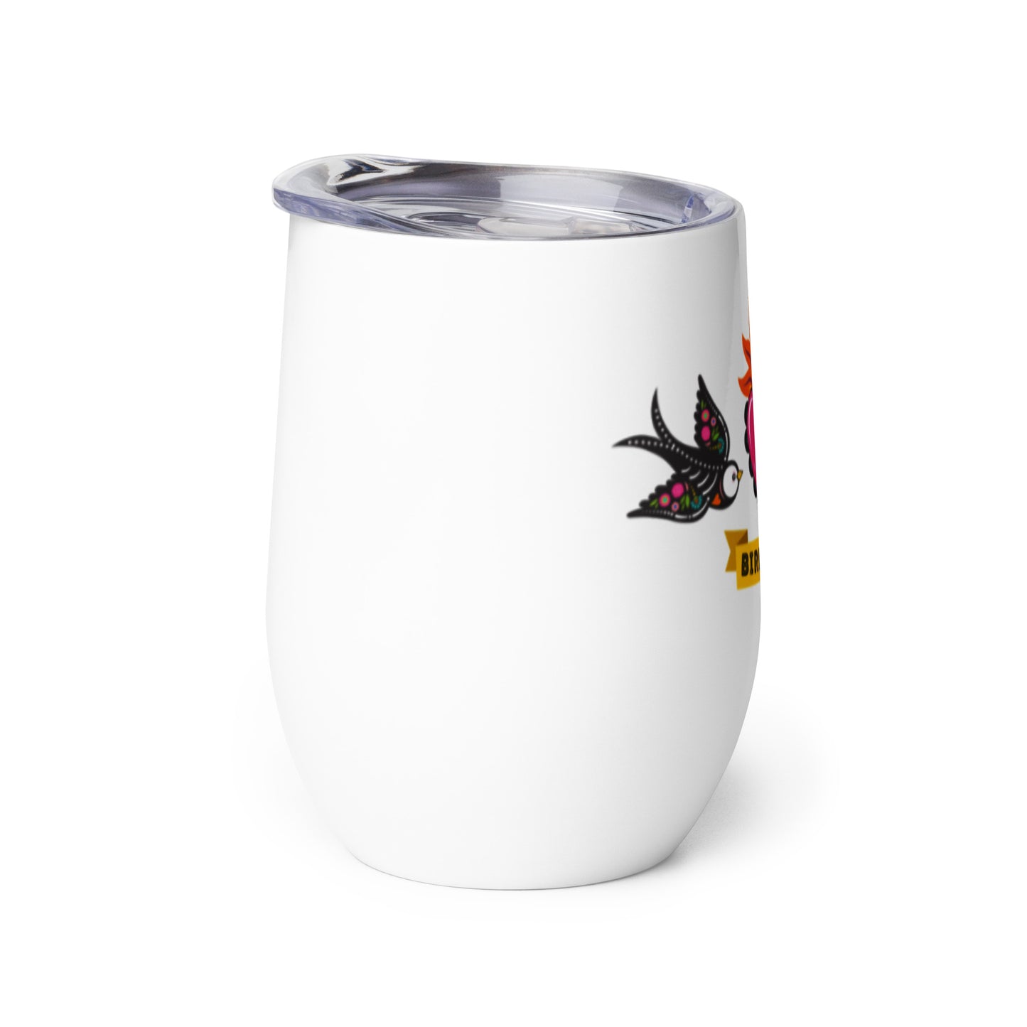 Dia de los Muertos Wine tumbler