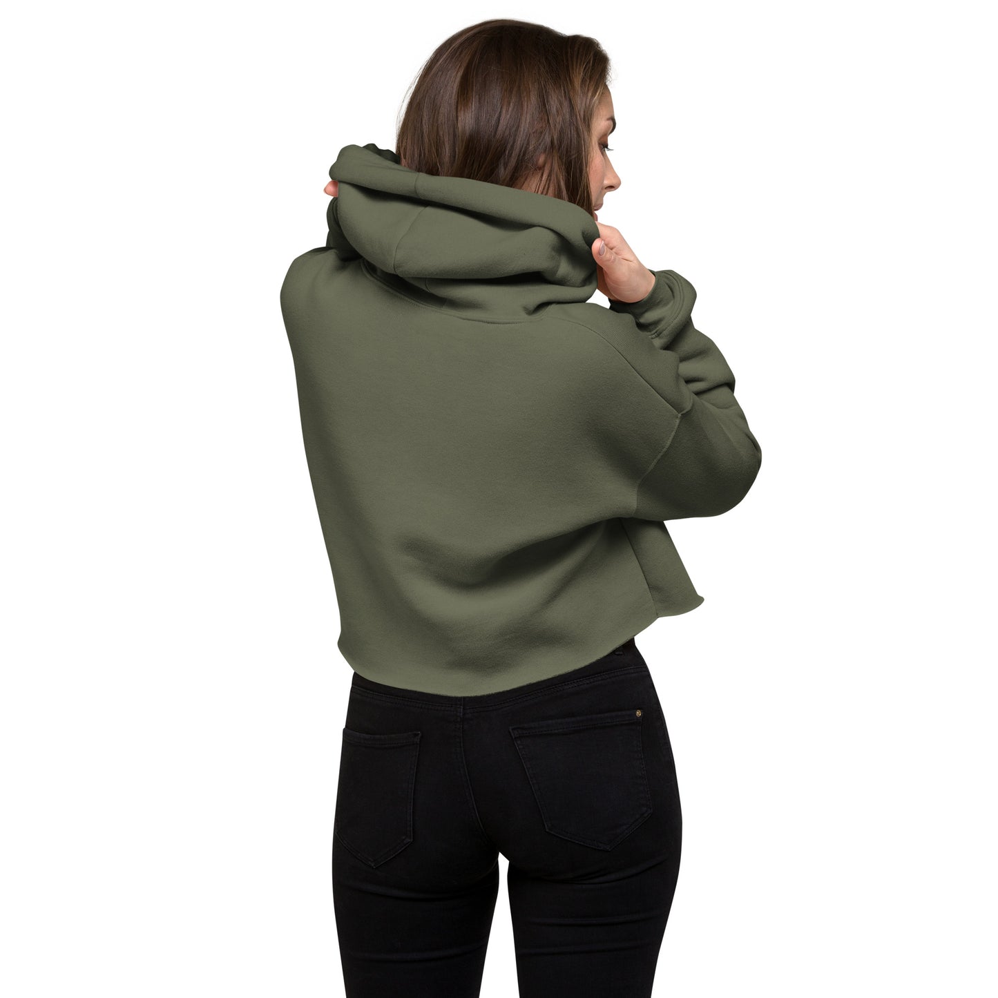 Early Bird, Crop Hoodie