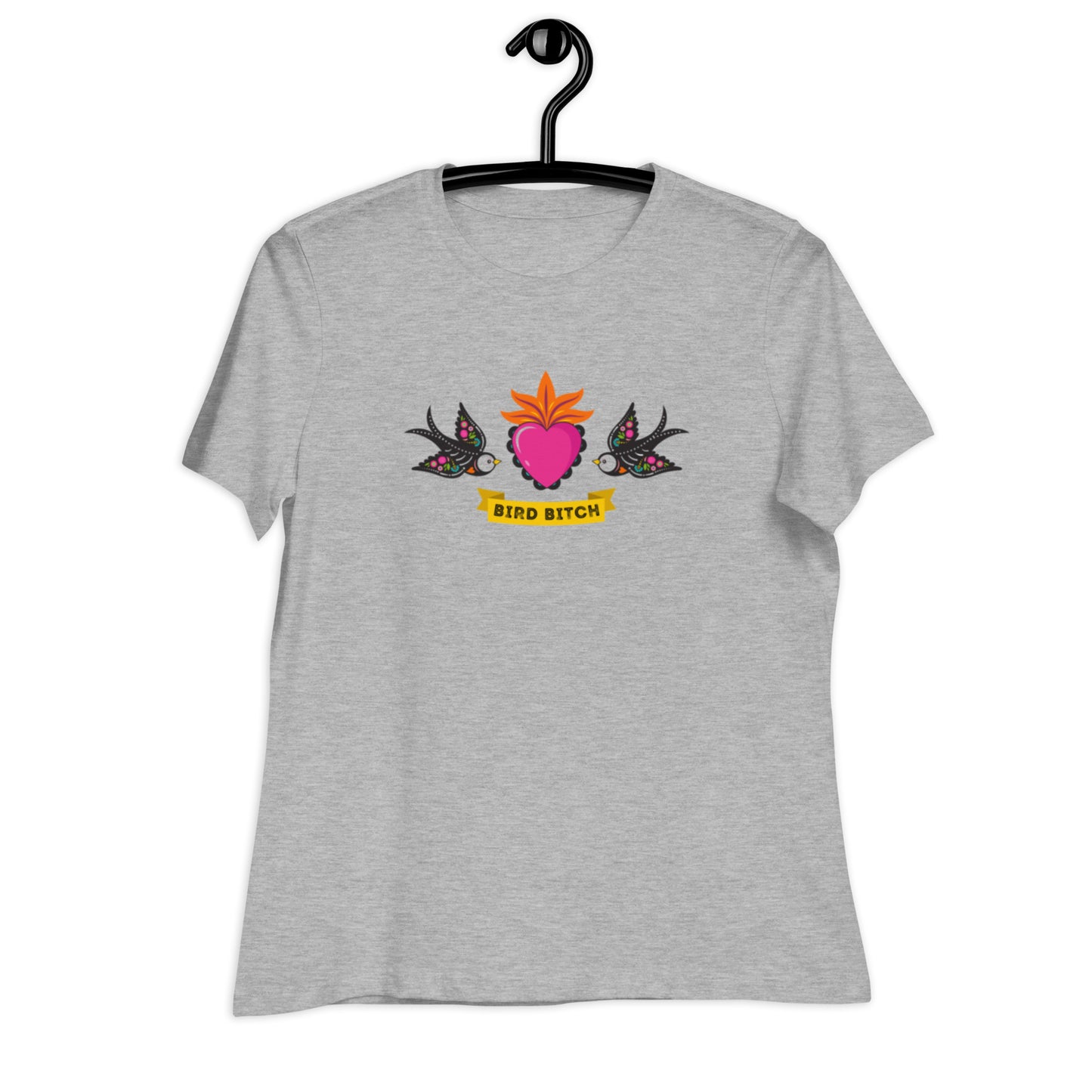 Bird Bitch Dia de los Muertos, Women's Relaxed T-Shirt