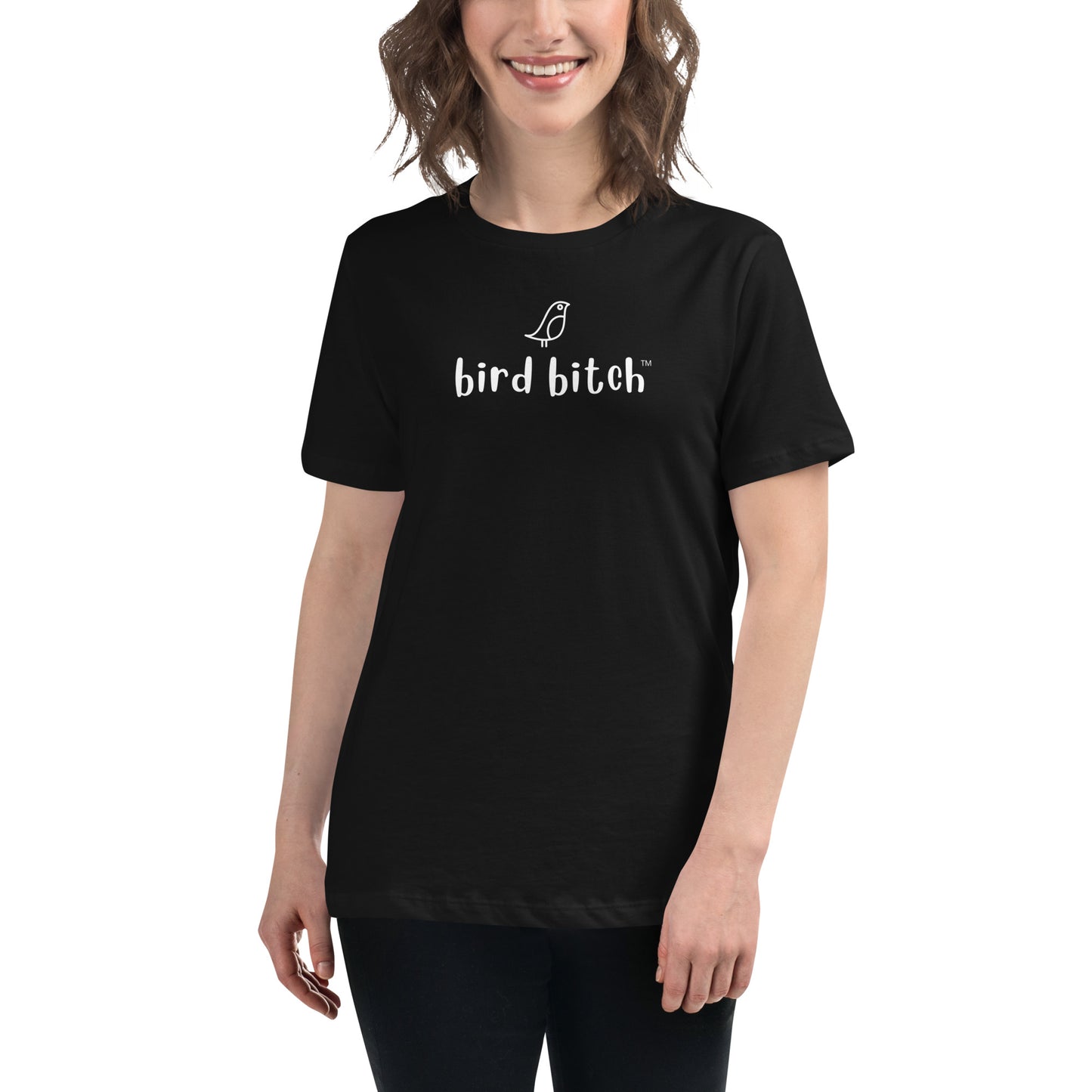 Bird Bitch, Women's Relaxed T-Shirt