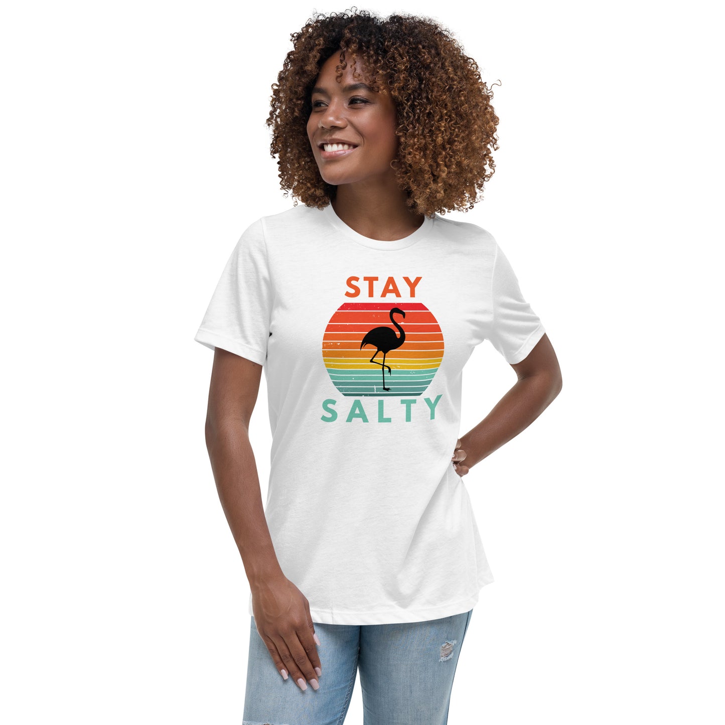 Stay Salty, Women's Relaxed T-Shirt