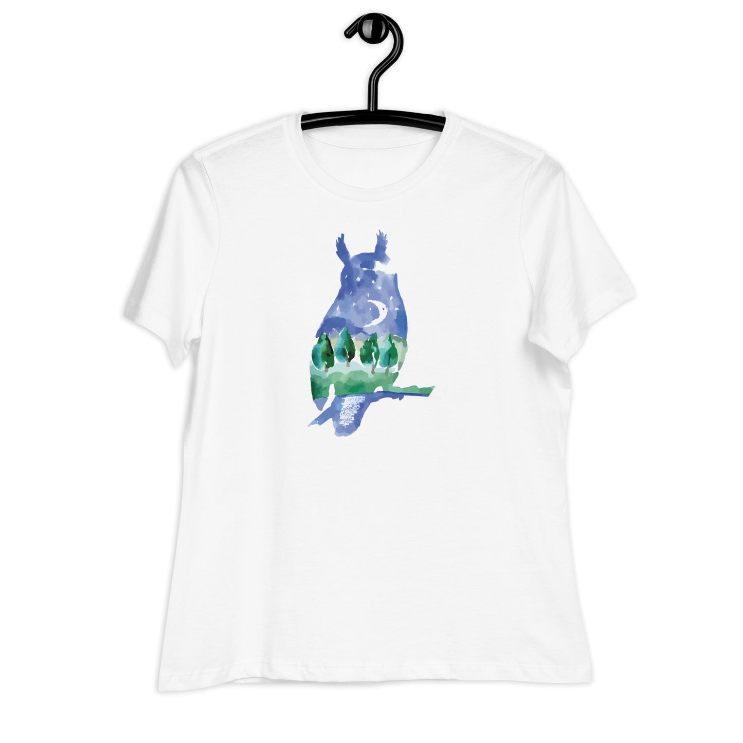 Night Owl, Women's Relaxed T-Shirt