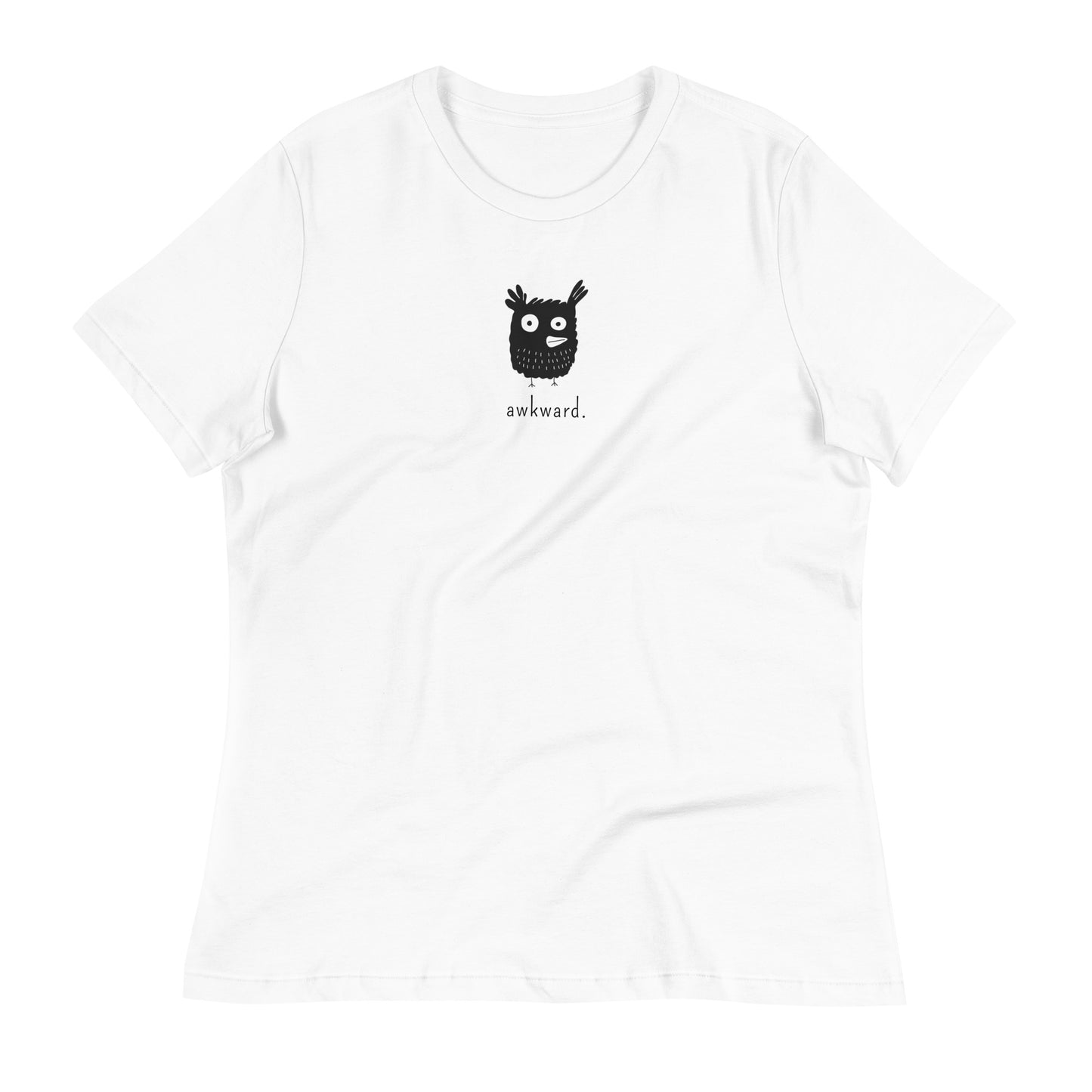 Awkward Owl, Women's Relaxed T-Shirt