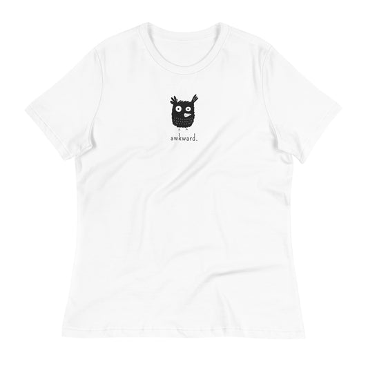 Awkward Owl, Women's Relaxed T-Shirt