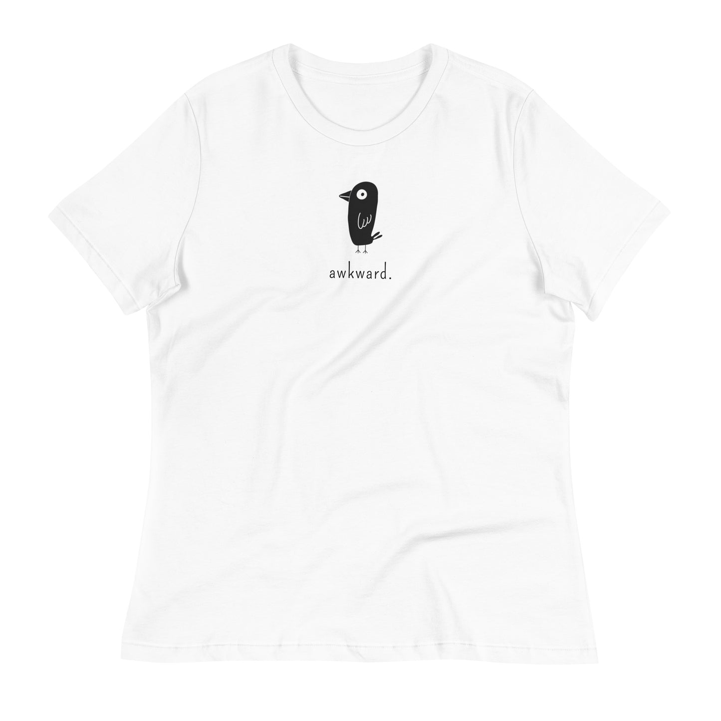 Awkward Bird, Women's Relaxed T-Shirt